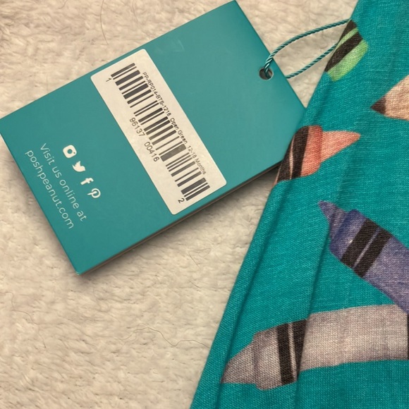 Posh Peanut “Back to School” Romper NWT - Picture 2 of 3